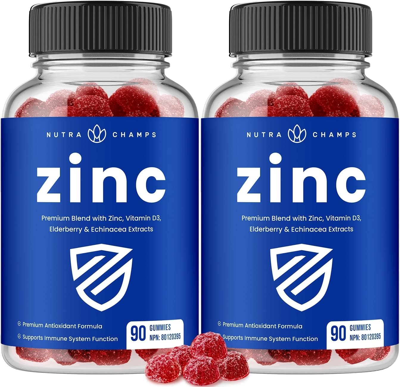 Zinc Gummies Immune Support Gummies for Adults & Kids Zinc 50mg