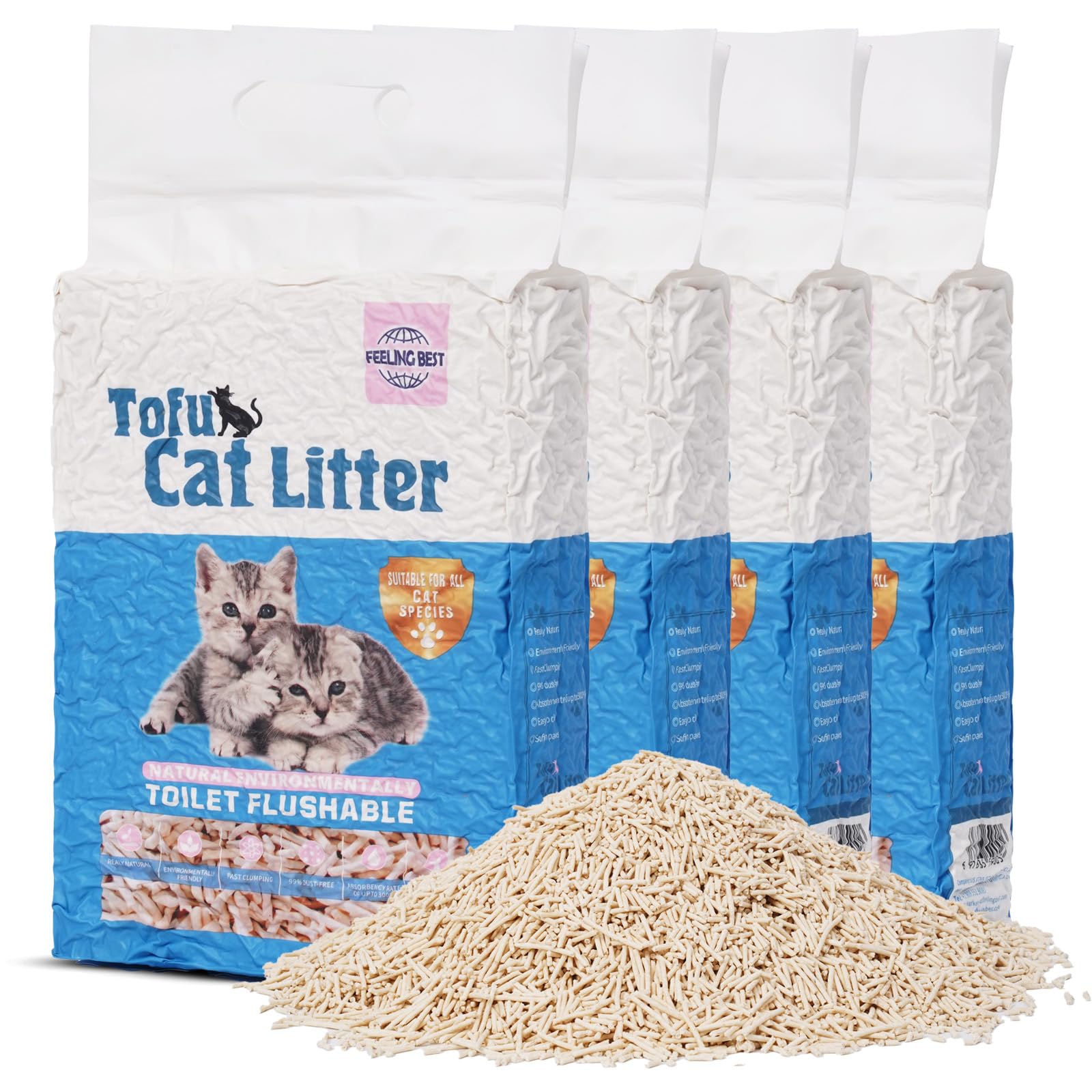 FEELING BEST Tofu Cat Litter