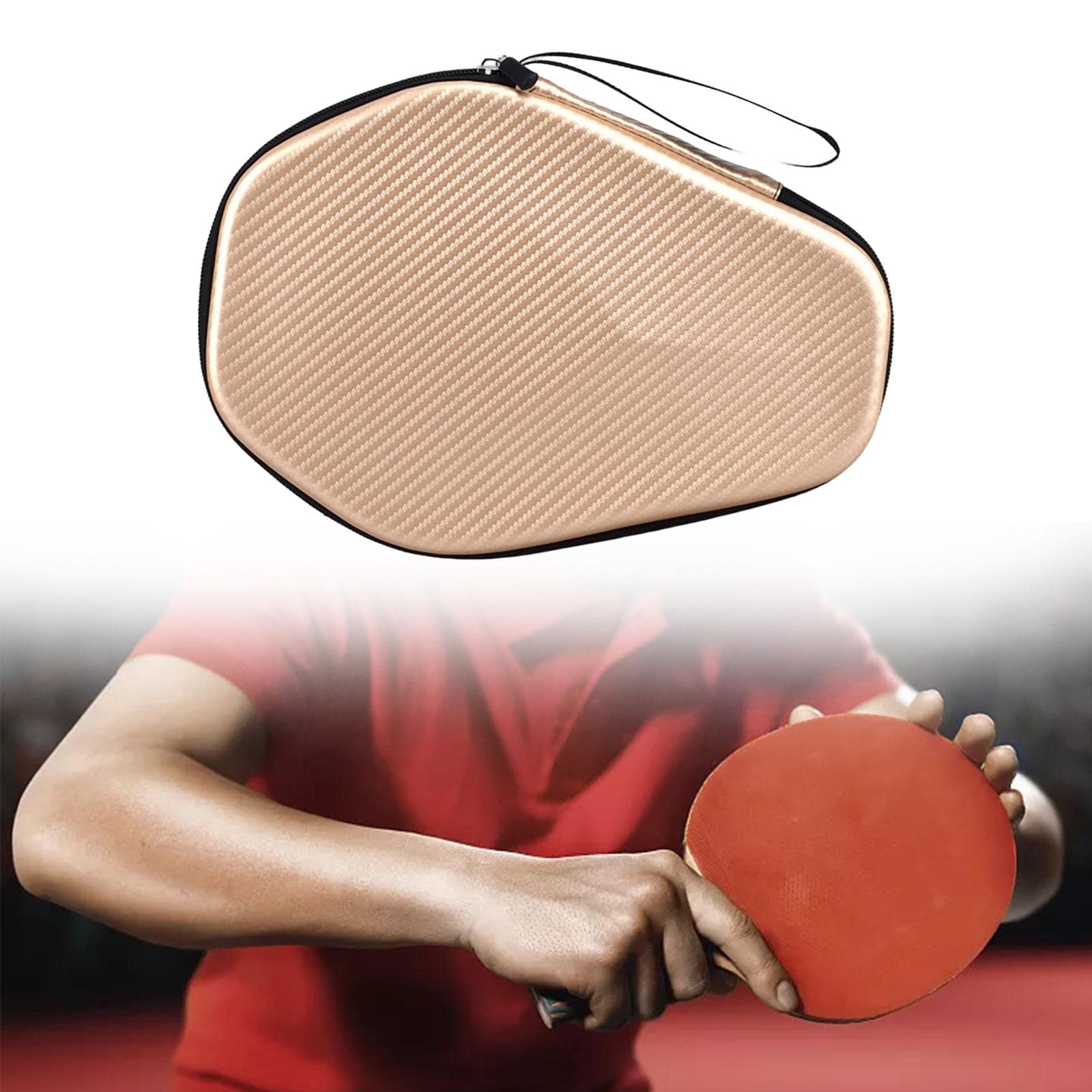 2x Paddelabdeckungen Wasserdicht – 32x22cm, Gummi, Mit Reißverschluss, Für Tischtennis- & Pickball-Schläger