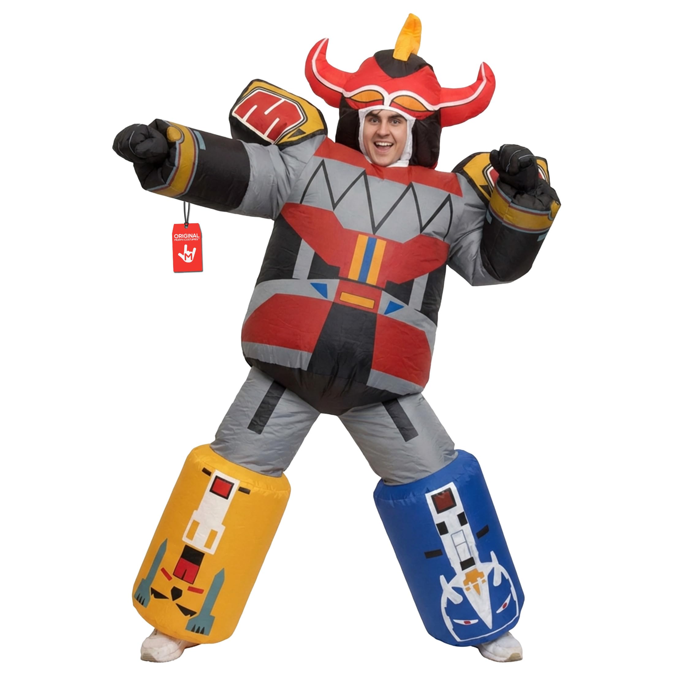 Morph Costumes Inflatable Power Ranger Megazord Costume Blow Up Adult One Size
