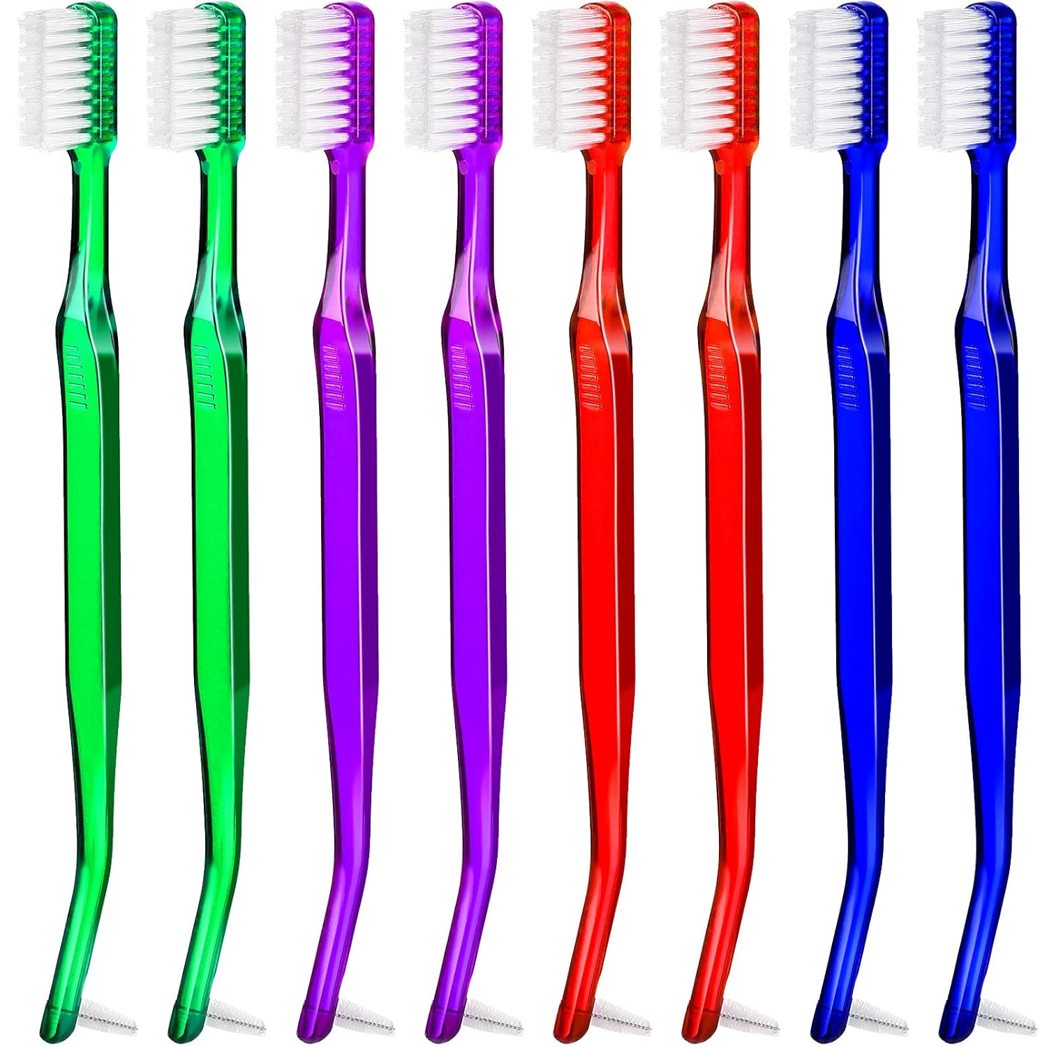 Patelai 8 Pieces Orthodontic Toothbrushes for Braces for