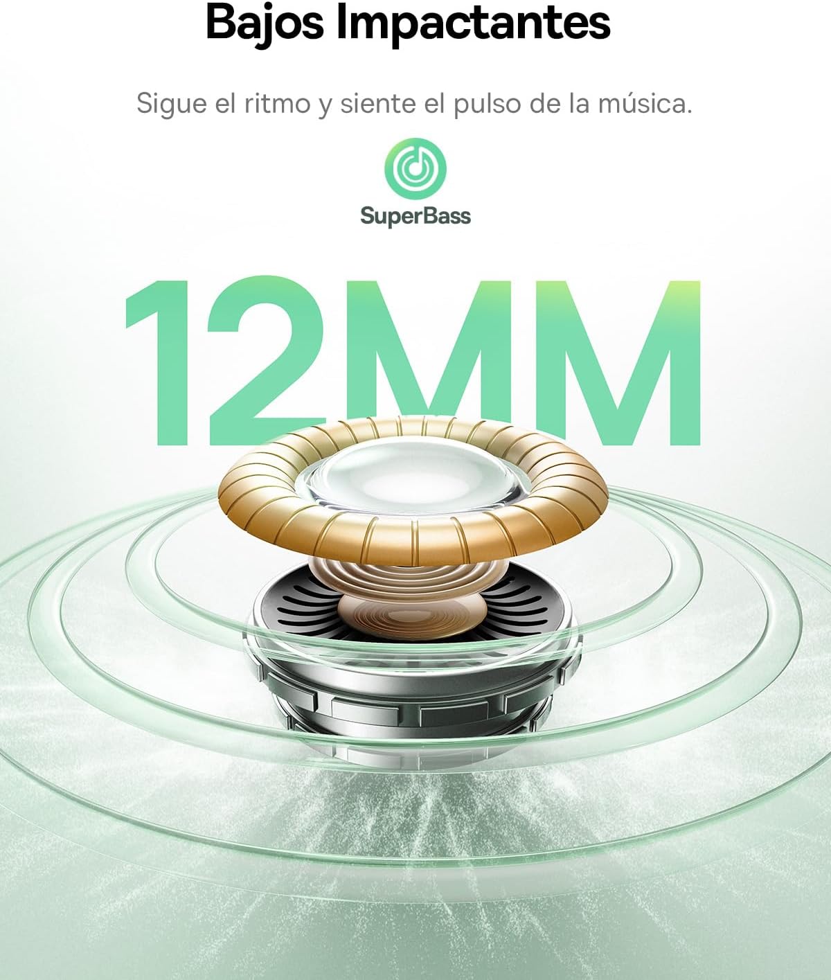 Baseus EP10 NC Auriculares Inalámbricos Blueooth 6.0, Auriculares Bluetooth Cancelación Activa de Ruido -43 dB, 24 Modos EQ, SuperBass, Diafragmas de 12mm, 4 Mic AI, IP55, 41H 4