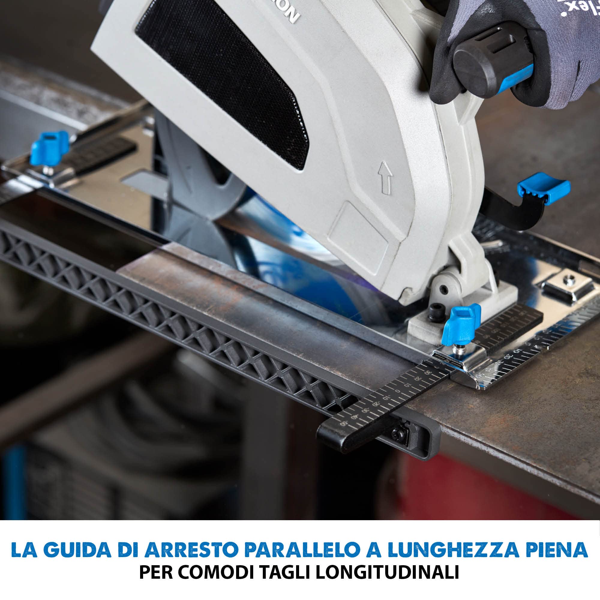 Evolution S210CCS - 210 mm Sega circolare per acciaio - Superfici immediatamente pronte per ulteriori lavorazioni - Non genera surriscaldamento, ronzii o scintille - Lama per acciaio dolce inclusa