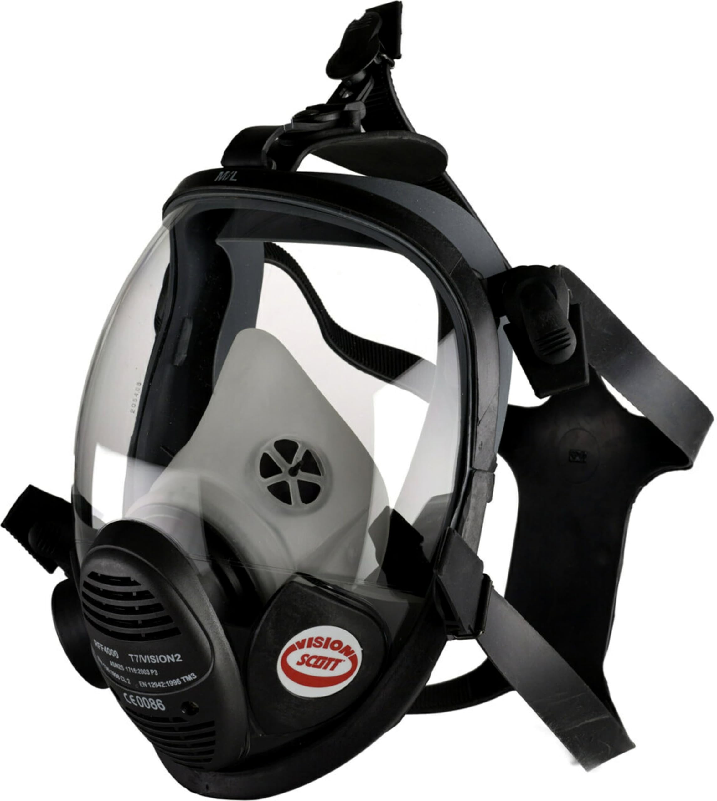 3M DT Series Atemschutzmaske M, Vollmaske, Schwarz