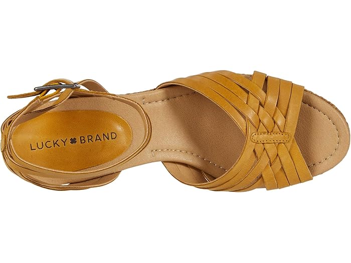 lucky brand yellow sandals