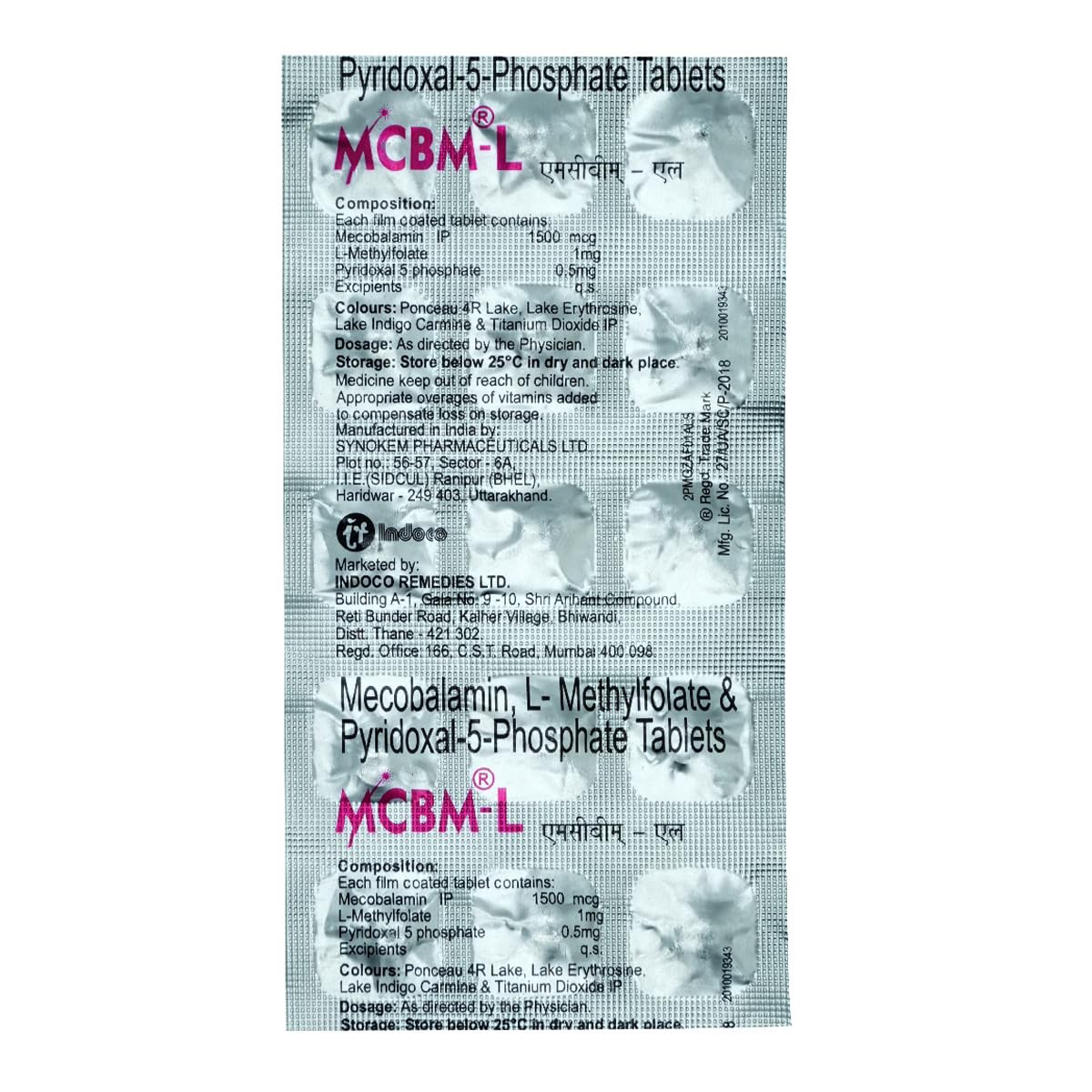 Mcbm - L - Strip of 15 Tablet