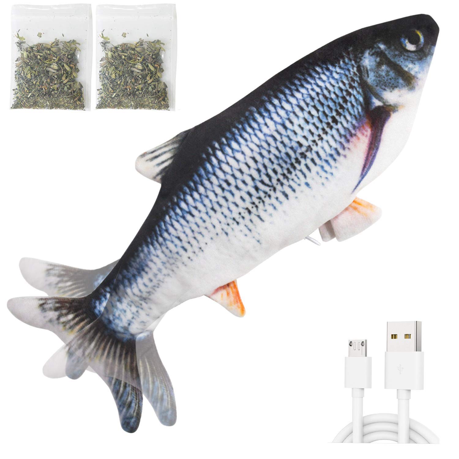 Buy Aiky Electric Dancing Fish Cat Toy, Motion Interactive Cat Toy