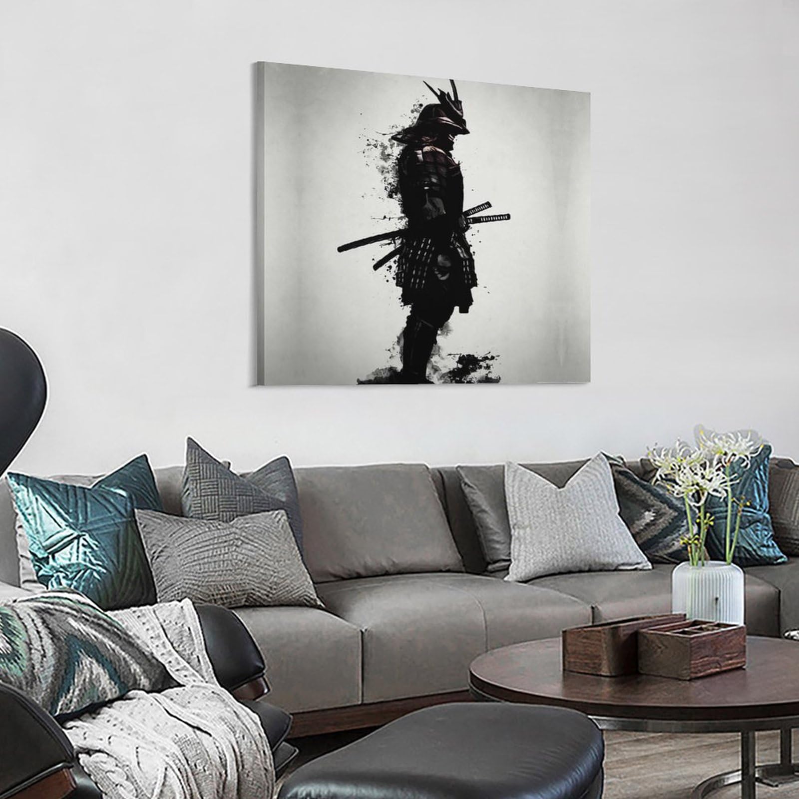 侍　samurai asesino　額装ポスター Amazon.com: HINSCR Samurai Ghost Emblem Decal 3D Samurai