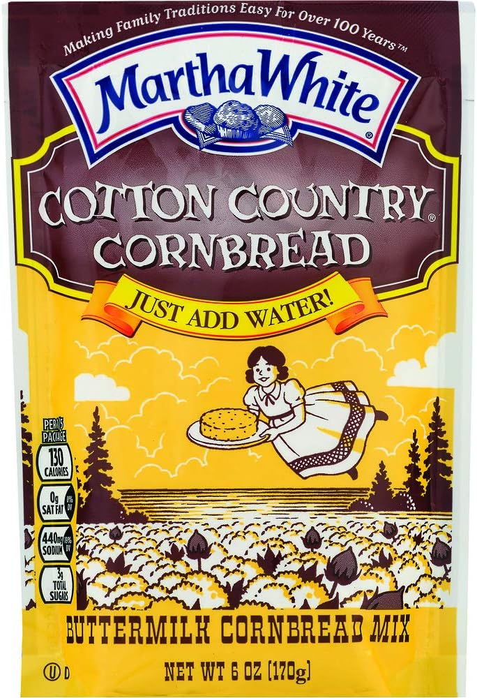 Martha White Buttermilk Cornbread Mix, 6Ounce (Pack of 12