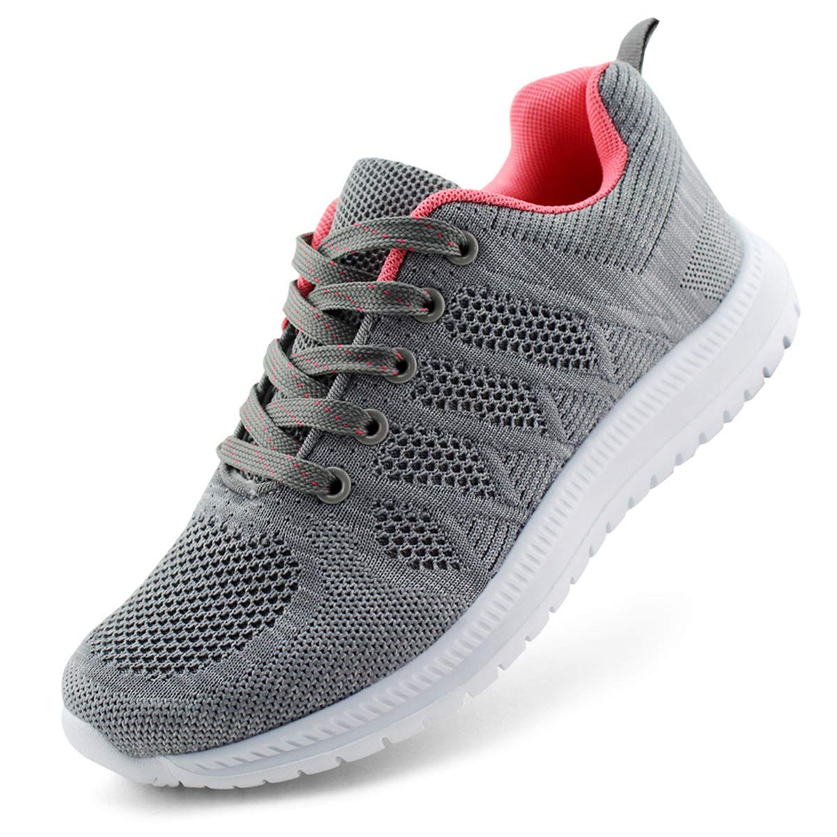 JABASIC Women Lightweight Knit Running Shoes Athletic Walking Sneakers