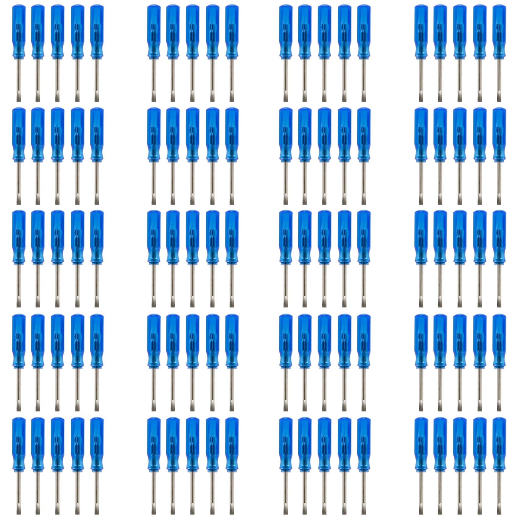 30-Pack Micro Flat Slotted Screwdrivers – 45mm X 2.0mm – Ideal For Phone, PC, And Electronics Repair