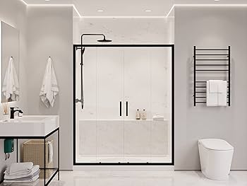 Amazon.com: ANZZI 70-in x 60-in. Framed Double Sliding Shower Door