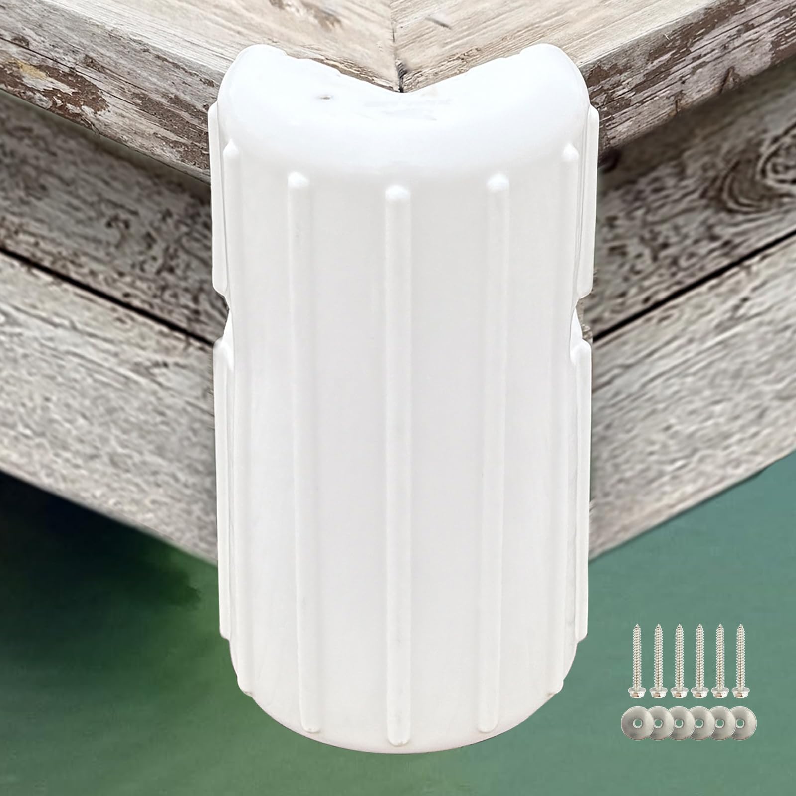 XIALUO Dock Corner Bumper Fender Inflatable Dock Protection White 8