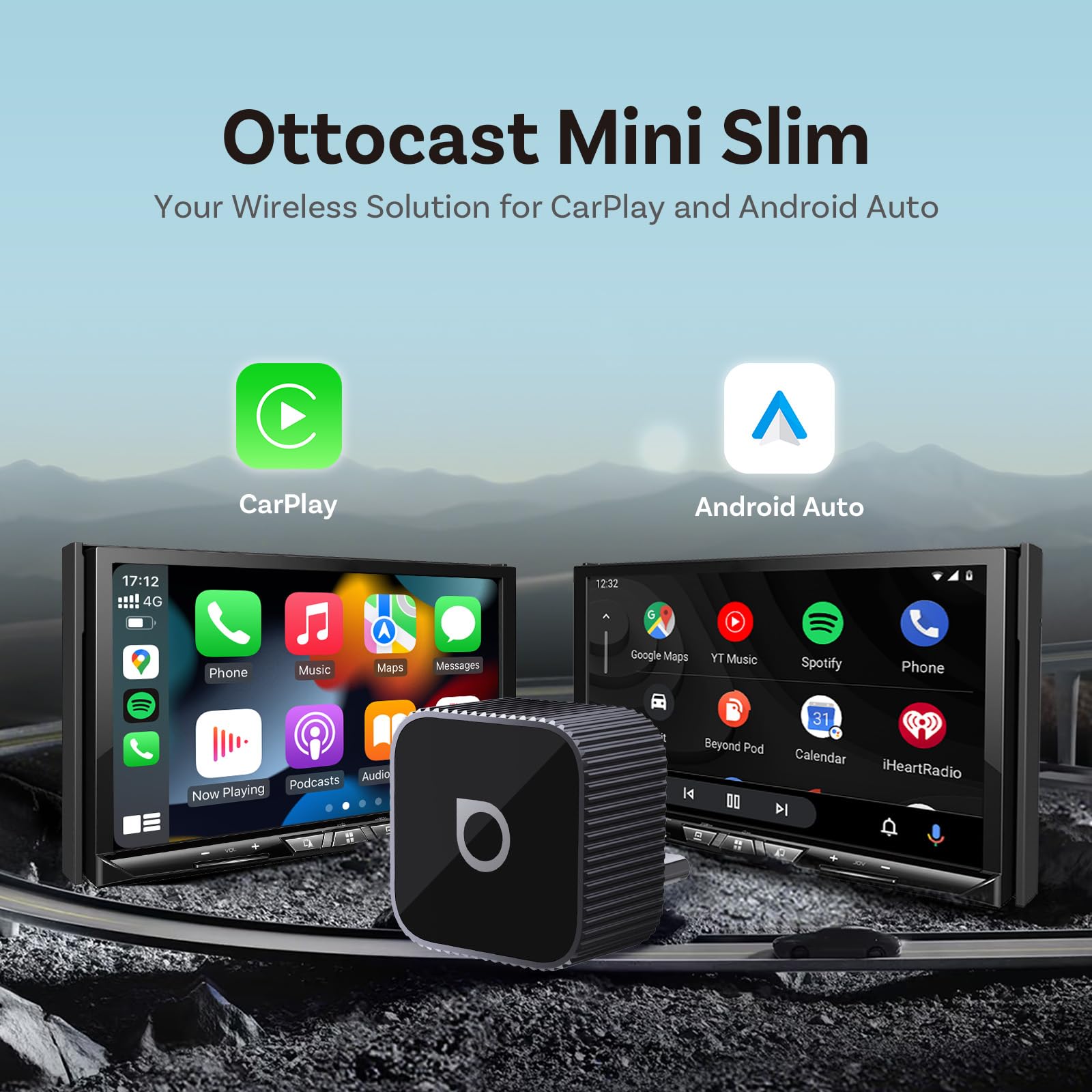 Amazon.com: OTTOCAST 2026 Upgrade Mini Slim 3.0, 2-in-1 Wireless