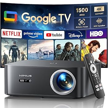 Amazon.co.jp: 【1500ANSI/公式Google TV/音声制御