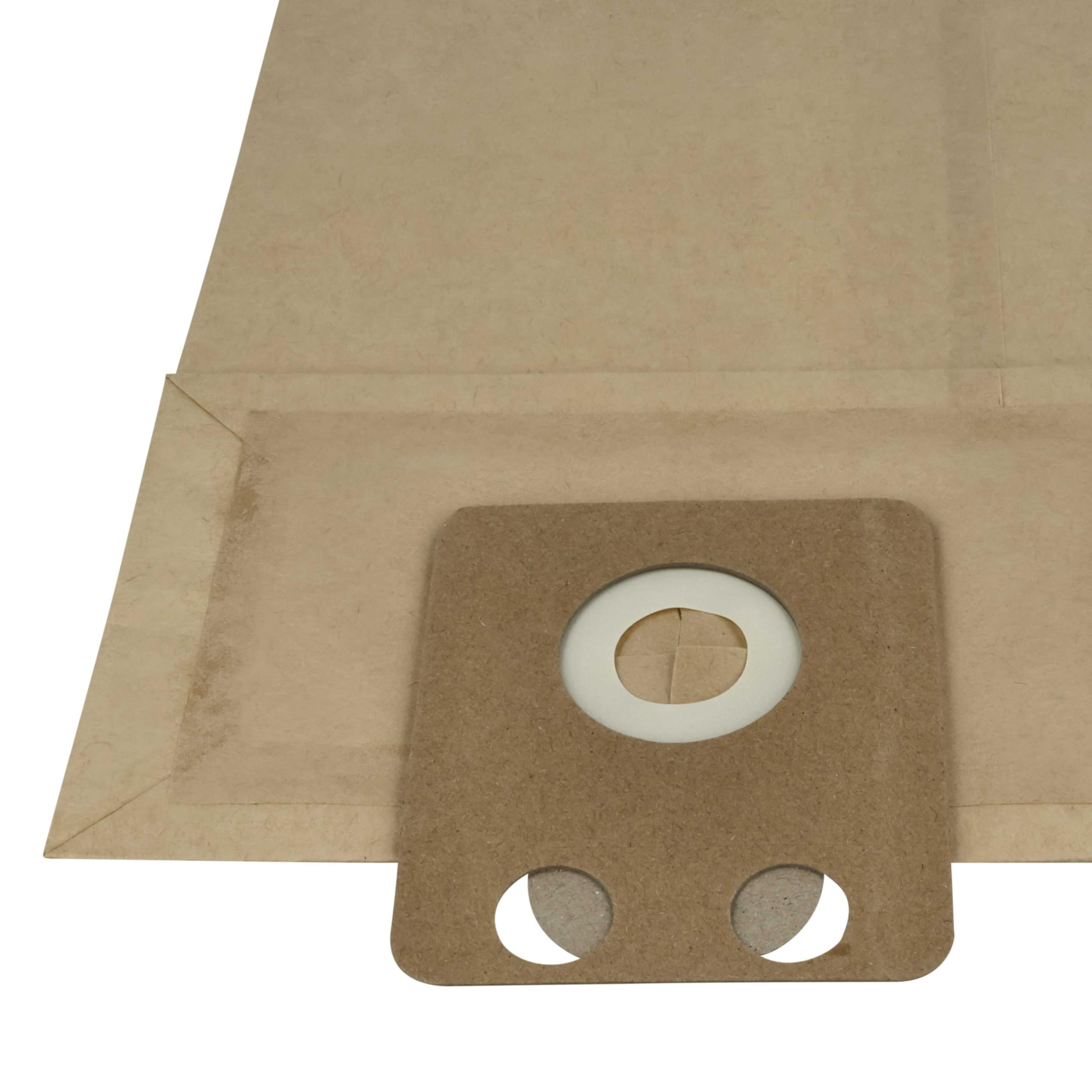vhbw 100 worków do odkurzacza kompatybilnych z Nilfisk-Alto CDB 3050 Business, 3020 Business, 3000 Business odkurzacz – 44,5 cm x 22 cm, brązowy