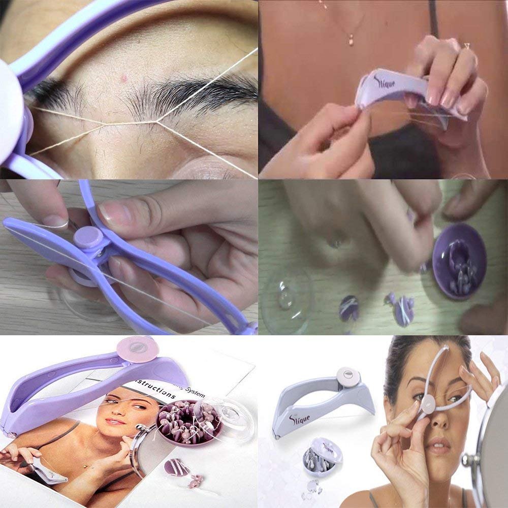 Marji&Anuvrutti Face & Body Hair Removal Epilator Thread System (Purple)-picture-28