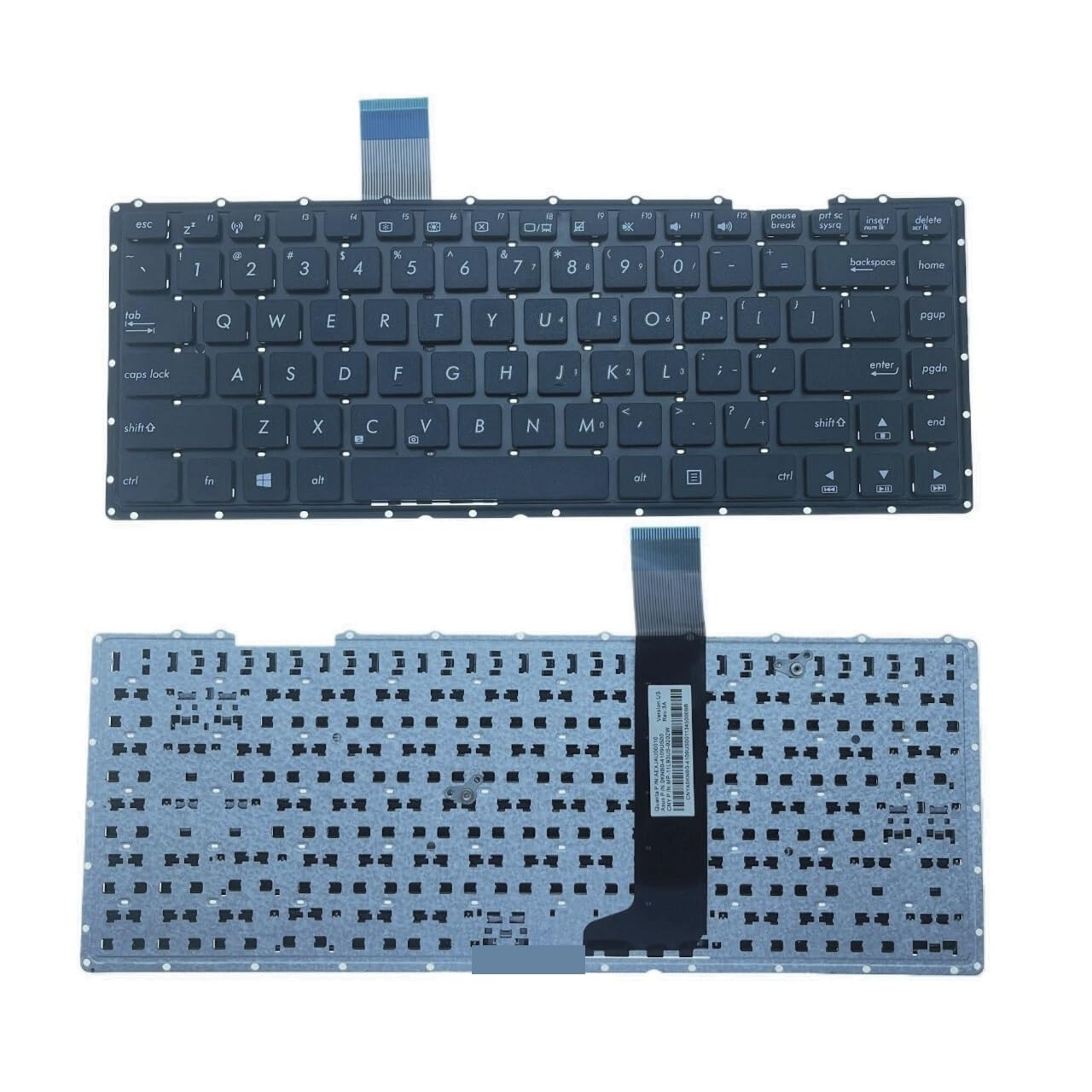 Clavier pour PC portable ASUS X401 F401A blanc version QWERTY russe - 2