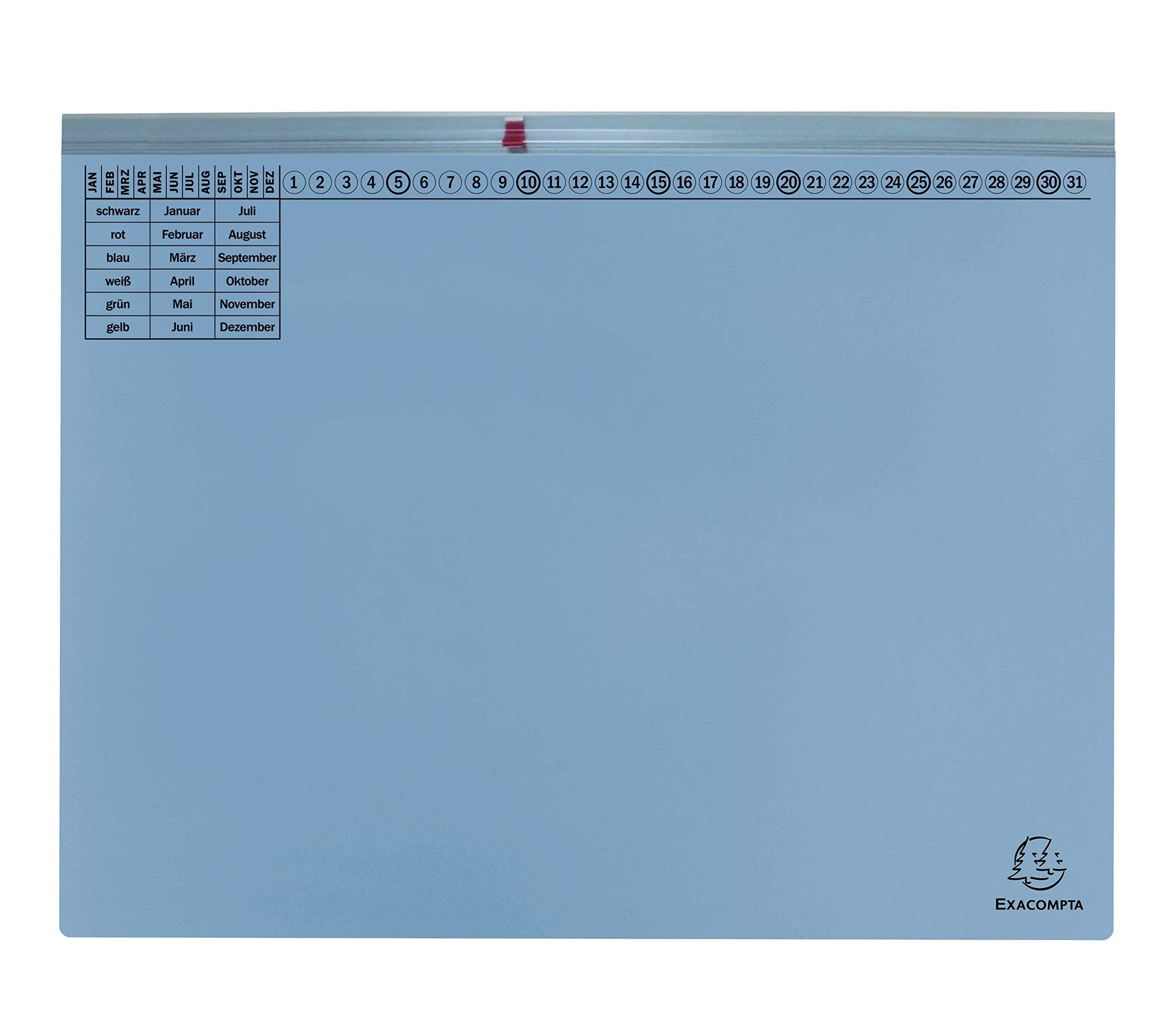 Exacompta 370106B - Confezione da 25 cartelle sospese Exaflex Premium