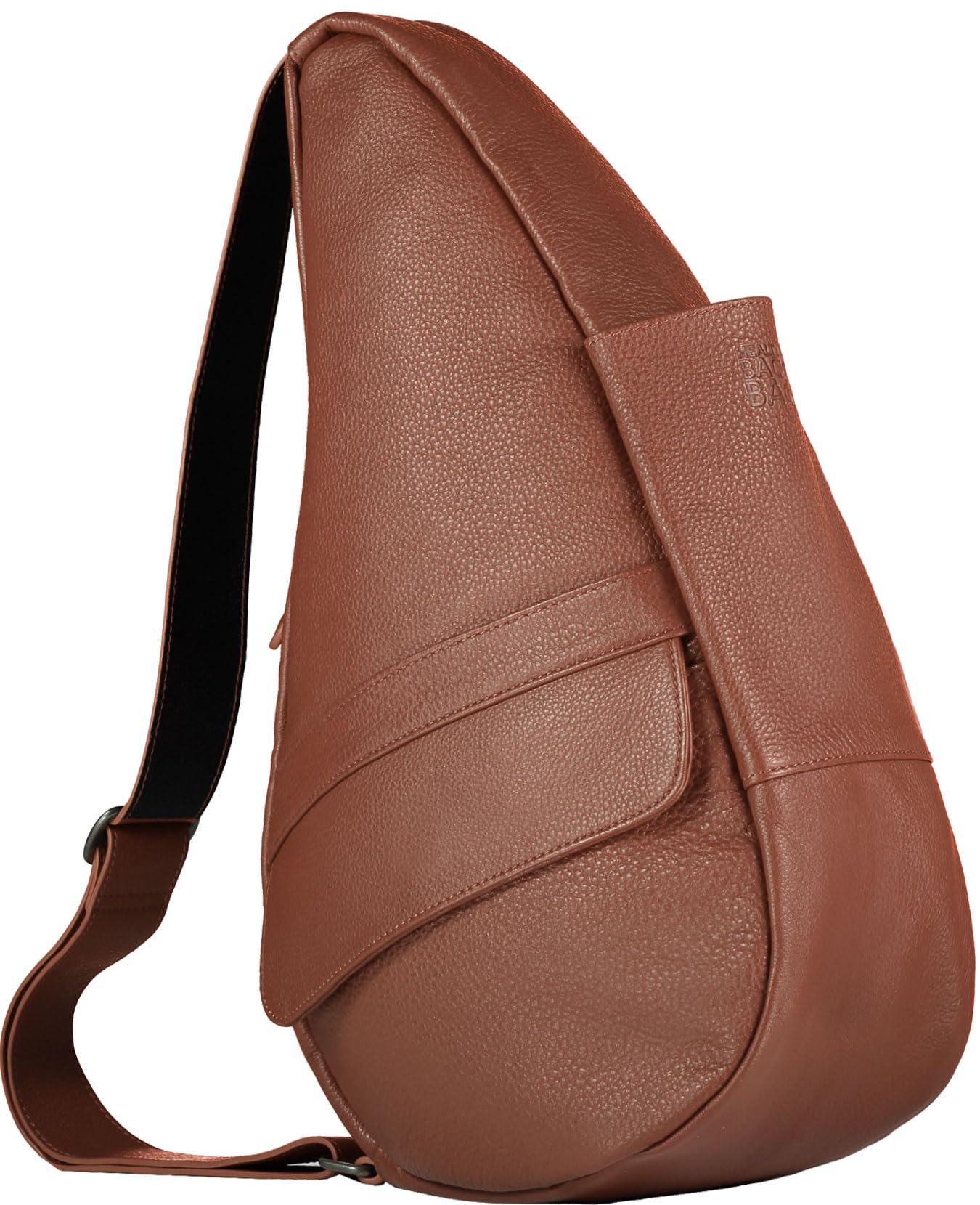 AmeriBag 19" Leather Crossbody Sling Healthy Back Bag
