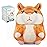 SANJOIN Kids Toddler Toys for Ages 2-4, Talking Hamster Repeats What You Say, Interactive Plush Repeating Toy for 2 3 4 5 6 8 Year Old Boy Girl Birthday Gift (Brown)