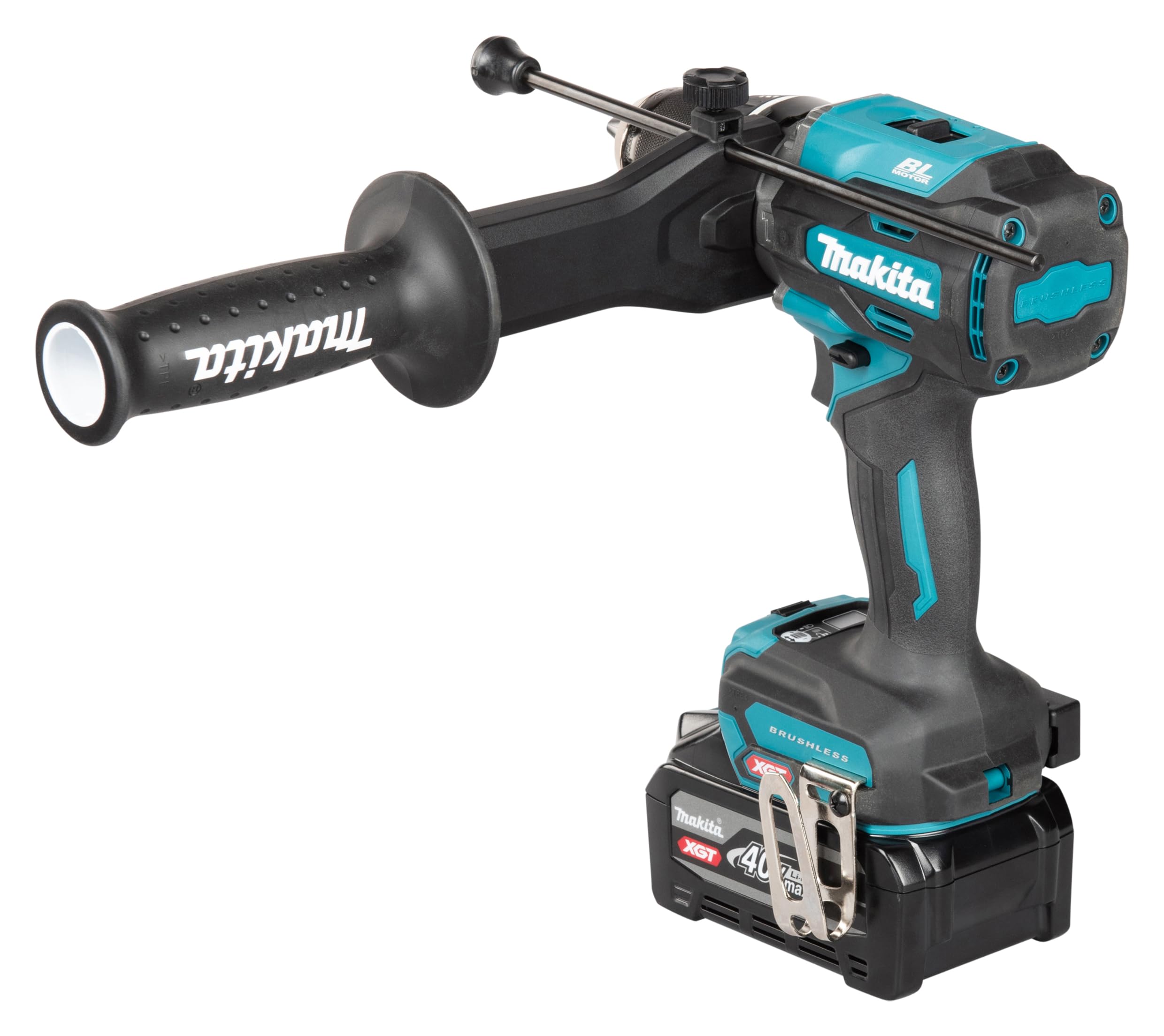 Makita HP003GU201 Akku-Schlagbohrschrauber, 40V max., 4,0 Ah, 2 Akkus, Ladegerät, im MAKPAC