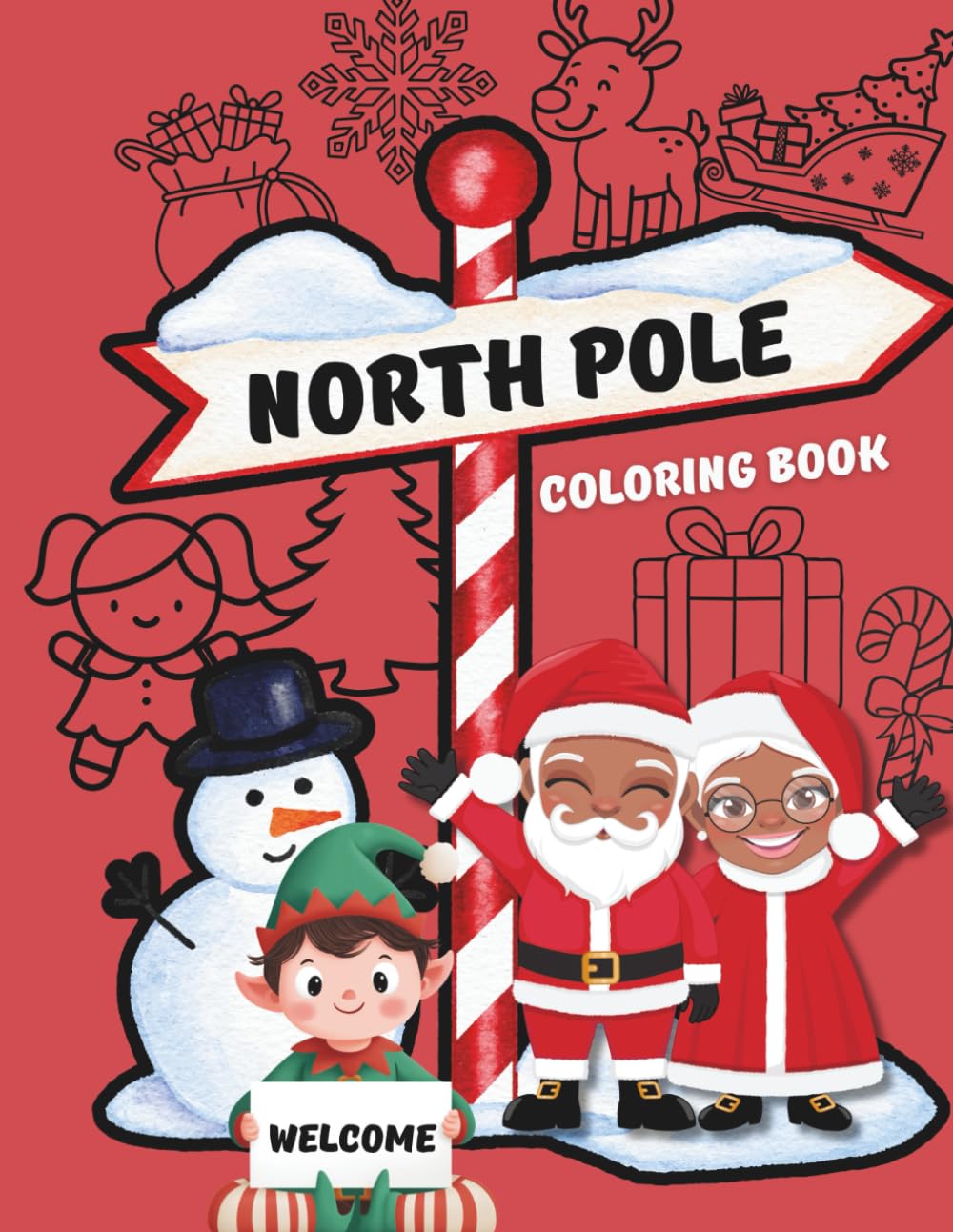 Welcome to the North Pole Coloring Book