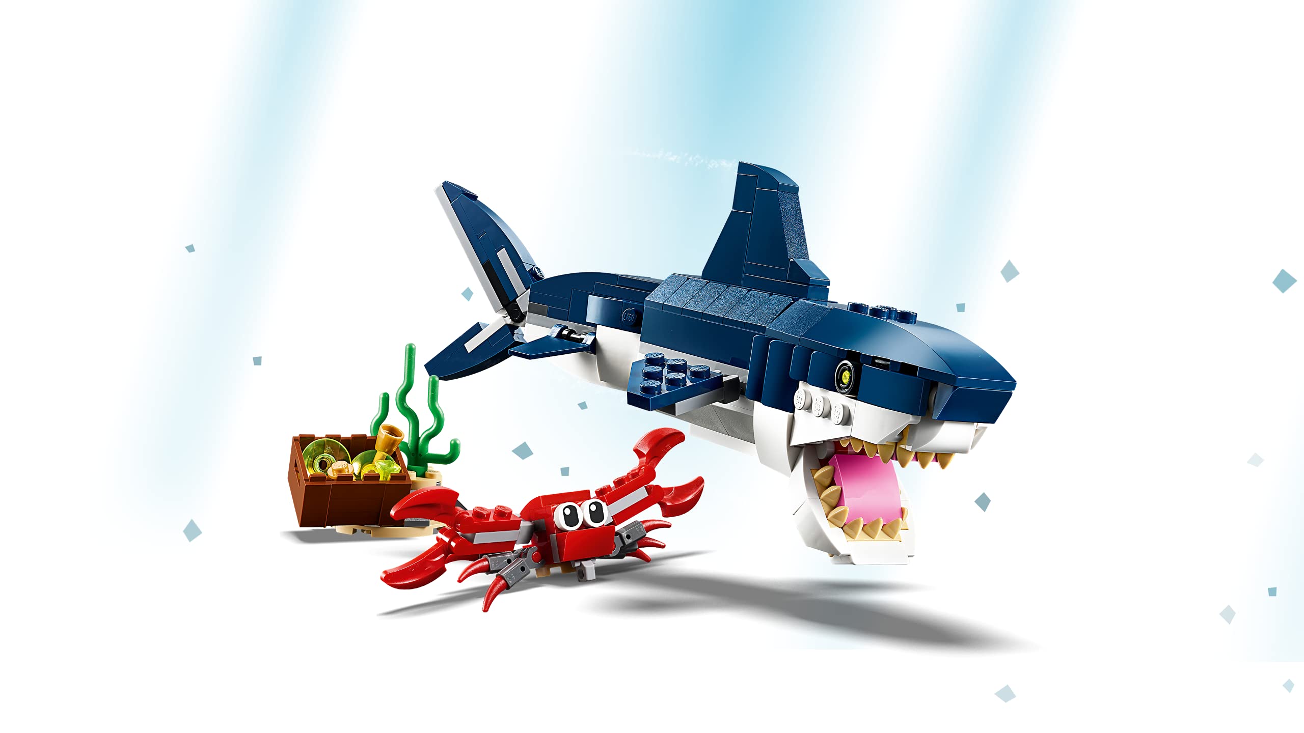 LEGO 31088 Creator 3in1 Deep Sea Creatures: Shark, Crab, Squid or ...