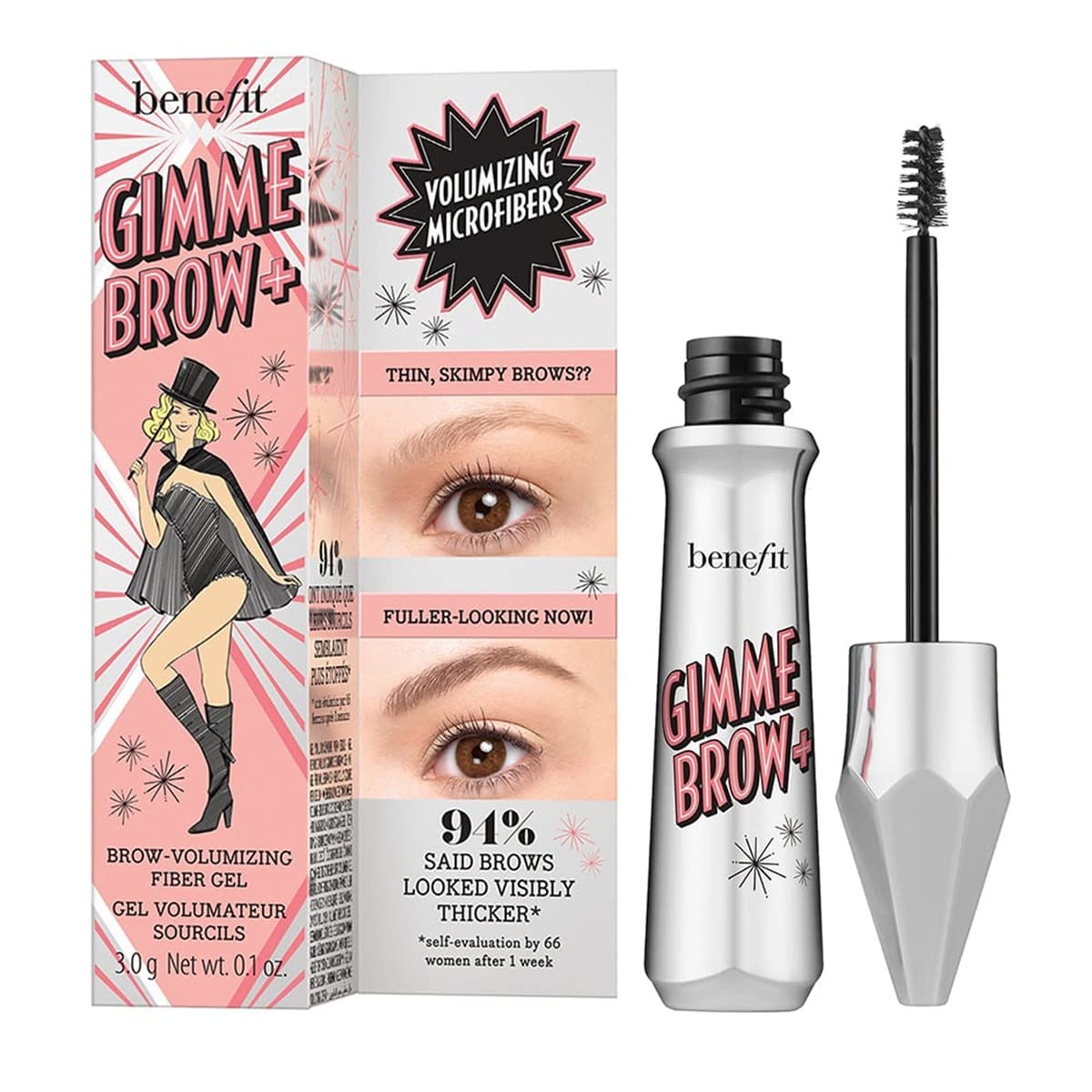 Benefit - 'Gimme Brow+' volumising eyebrow gel 3g Shade 6