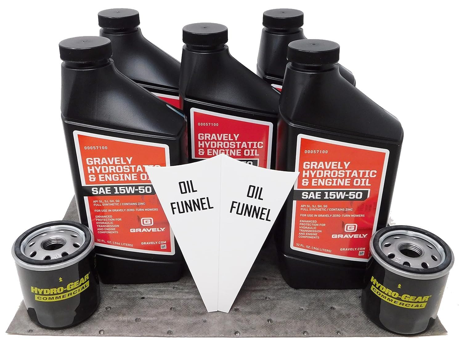 Gravely 5-Quart Hydro Change Kit w/Filters