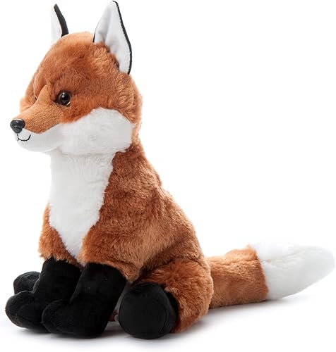 Miniatura 2 de The Petting Zoo Peluche de zorro, regalos para niños, animales salvajes del zoológico Onez, juguete de peluche de zorro de 12 pulgadas