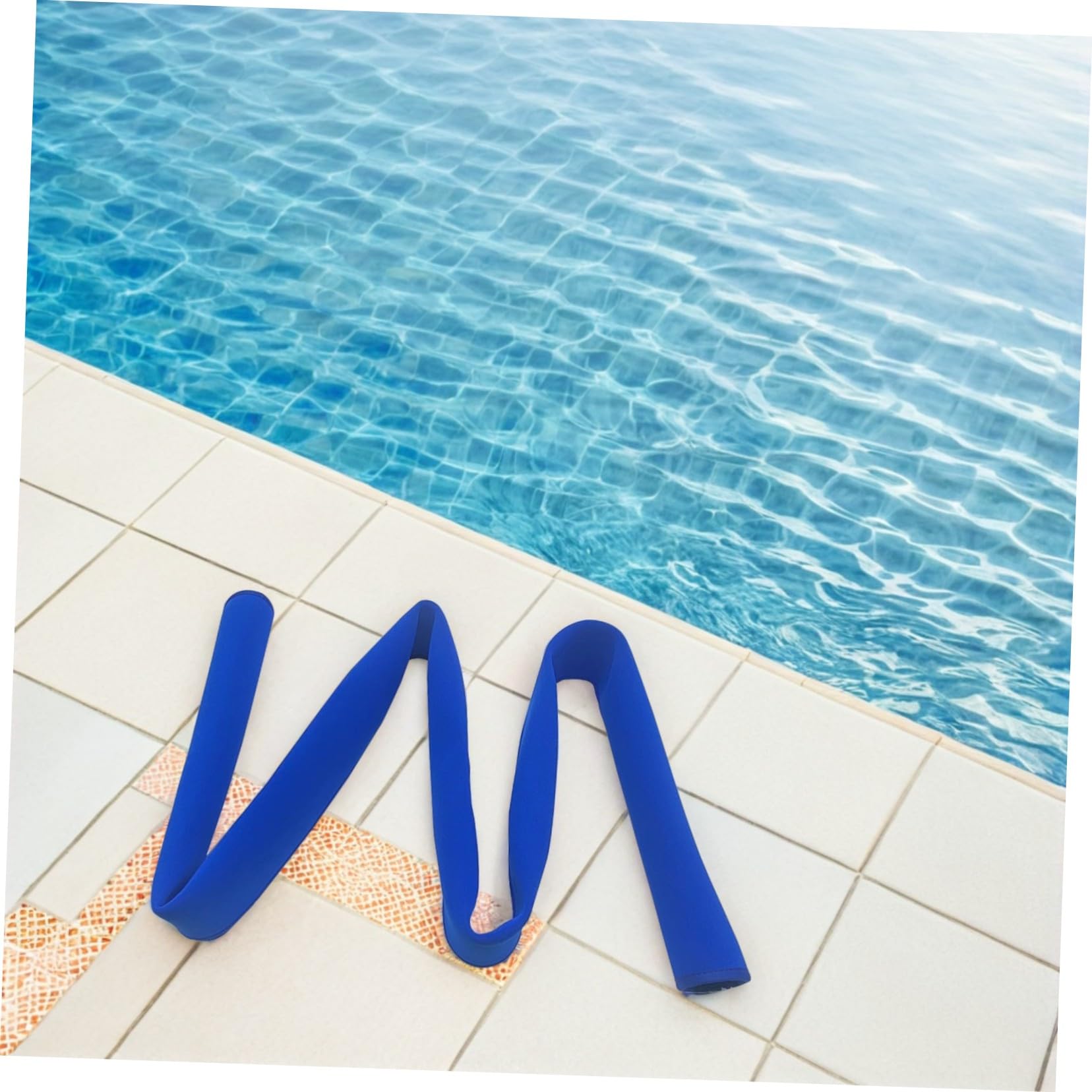 ifundom Ajustable para Pasamanos de Piscina de Neopreno Antideslizante Protector de Agarre Seguro para Escaleras Piscinas Privadas Públicas y Parques Acuáticos Funda Resistente y Versátil