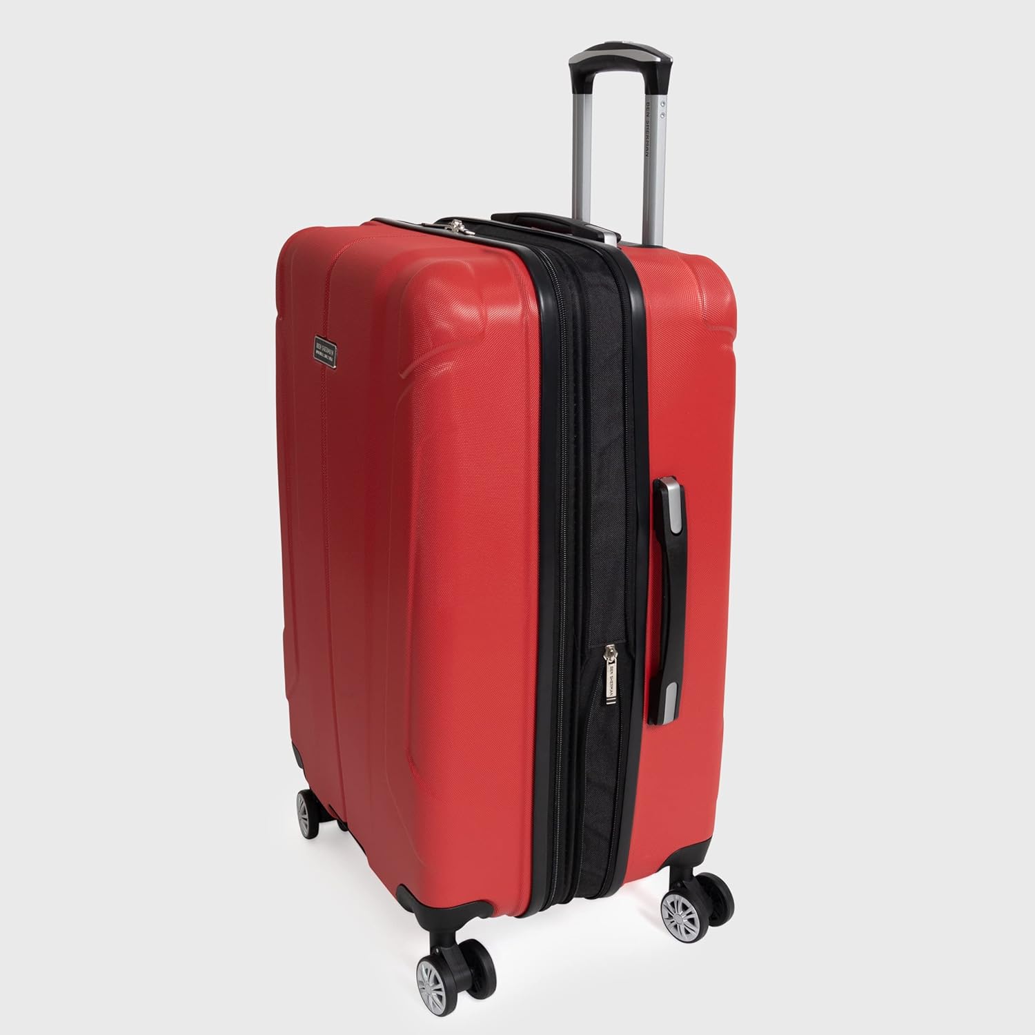 review Ben Sherman Spinner Travel Upright Luggage Hereford, Lipstick Red, 4-Wheel 24