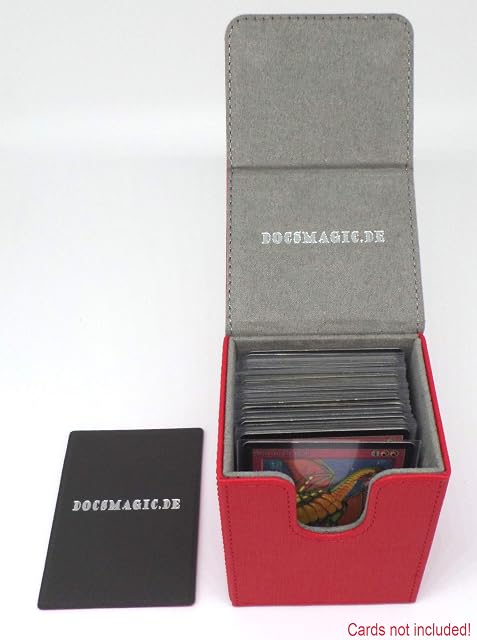 Foto 4 de 8 de docsmagic.de Premium Magnetic Tray Long Box Red Medium + 3 Flip Boxes - Roja