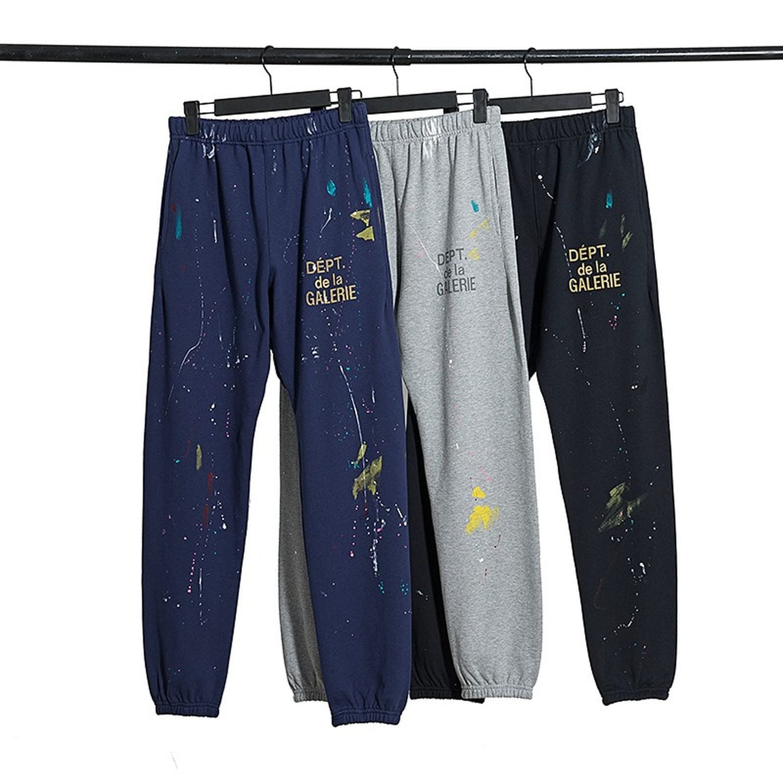 Gallery Dept Pants for Men Graffiti Art Print Athletic Pants High Street Women Fashion Casual Jogger