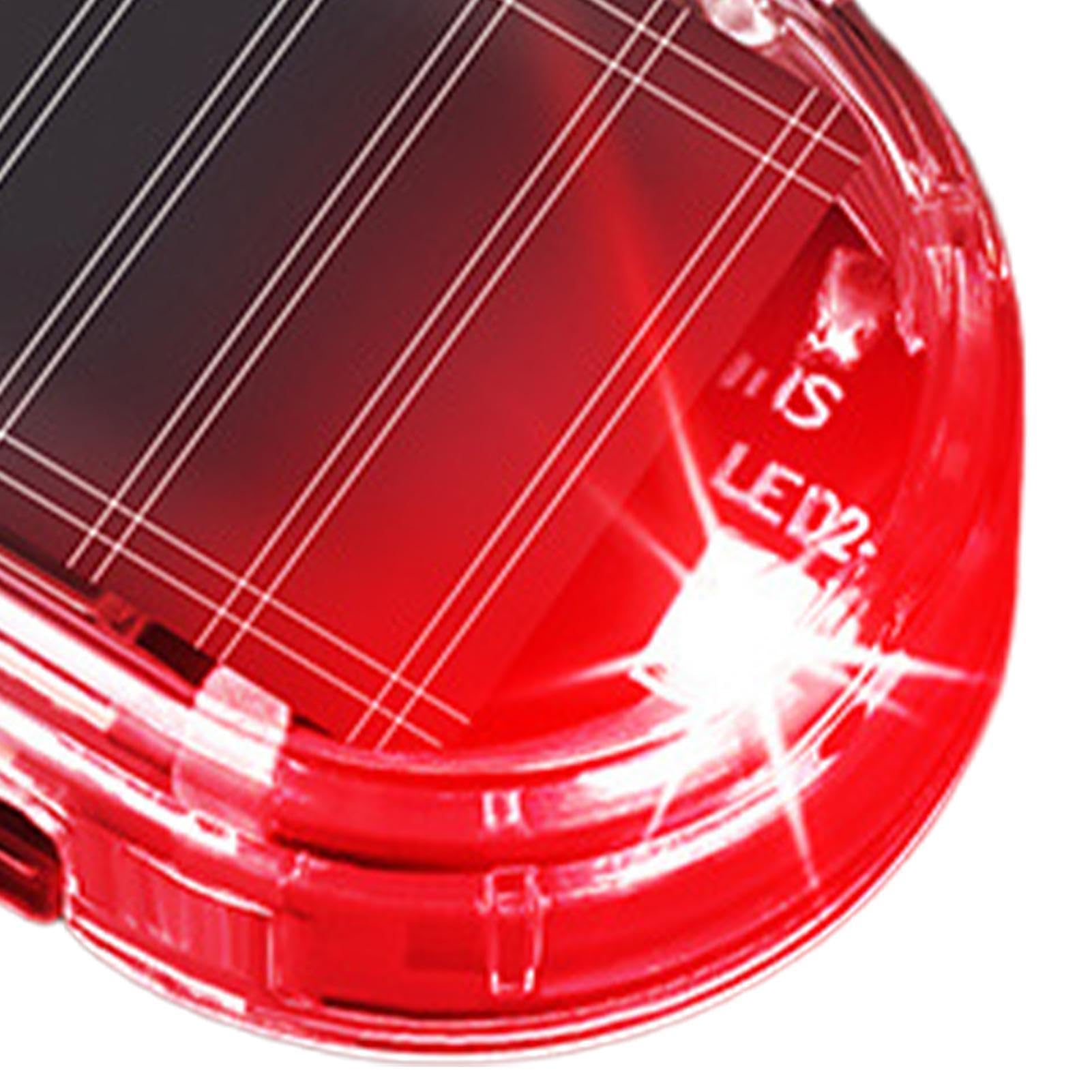 Luce lampeggiante di allarme auto ricaricabile solare LED antifurto per autovetture