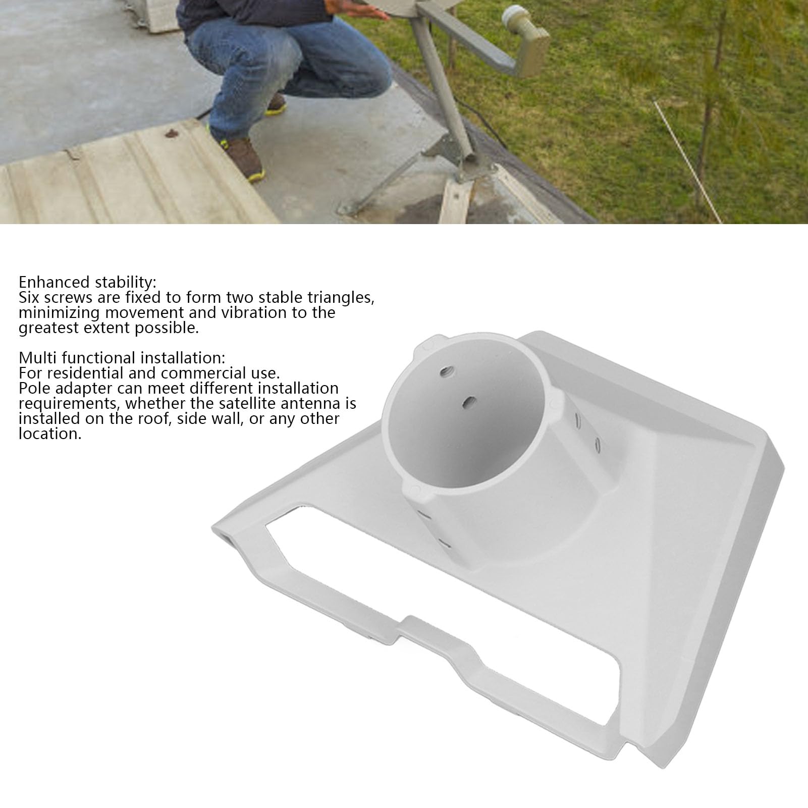 Kit D'adaptateur De Tuyau Satellite En Alliage D'aluminium