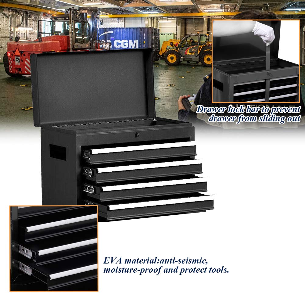 Large Tool Chest,Rolling Tool Chest, Tool Chest with Wheels, Large