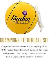 Vista 2 de Juego de Tetherball de Calidad Escolar Baden - Pelota de Tetherball de Toque Suave y Cuerda