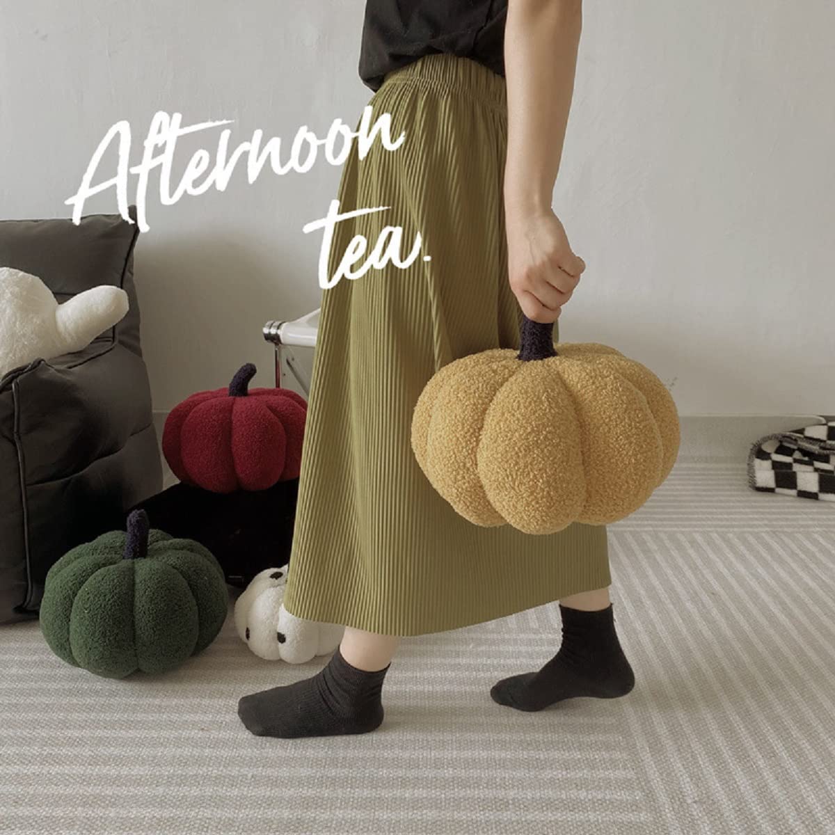 Amazon.co.jp: かぼちゃのぬいぐるみ ふわふわかぼちゃ ぬいぐるみ 枕