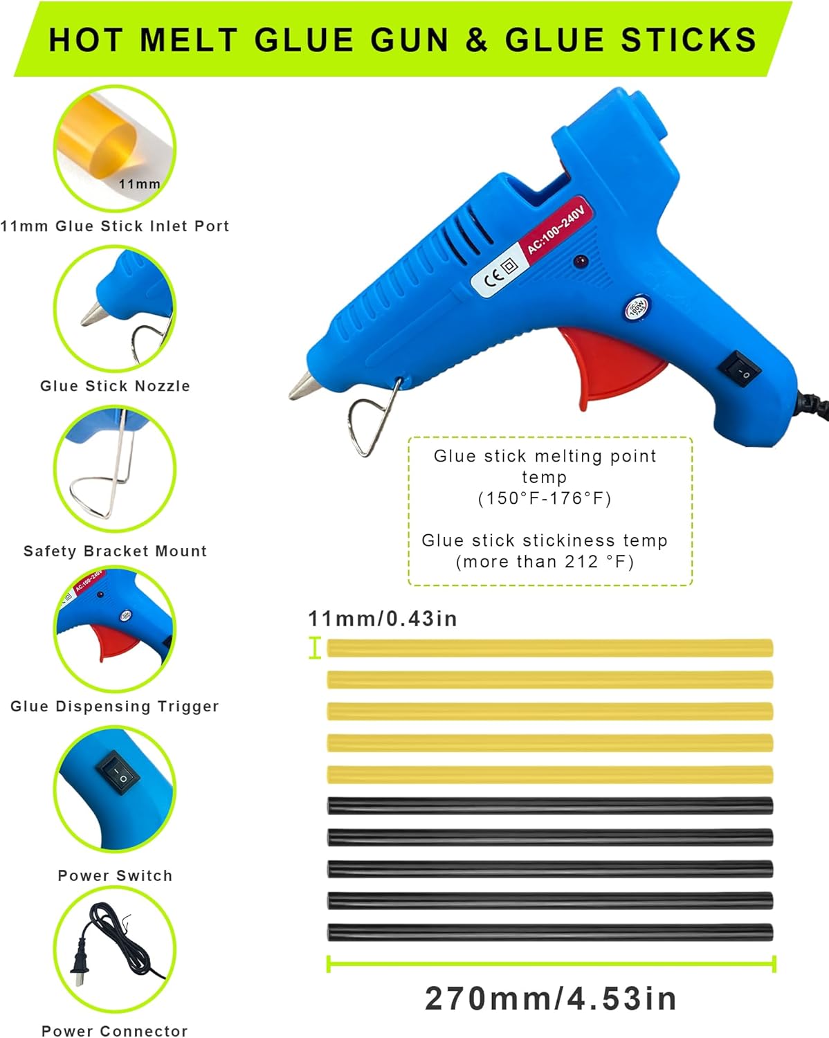 54pcs Dent Puller Kit,Car Dent Puller Kit,Paintless Dent Removal Kit,Dent Remover Tool For Car With Bridge Puller,Golden Lifter,Car Dent Repair Kit for Car Refrigerator Door Large & Small Dent Removal