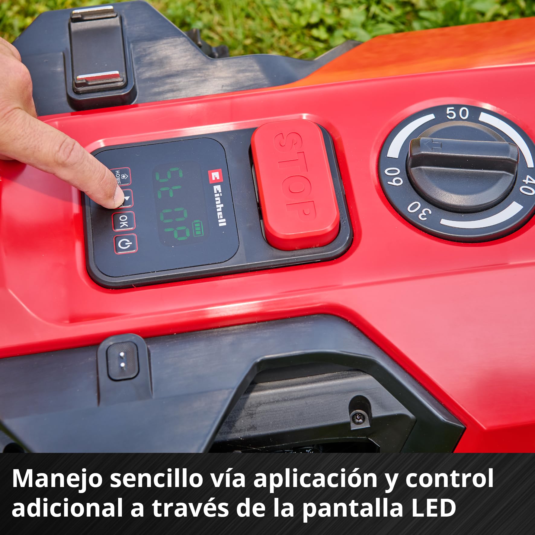 Einhell Robot cortacésped FREELEXO 500 Power X-Change (18 V, Control por aplicación, IPX5, actualizaciones por Aire vía WiFi, Incl. Equipo de instalación para 500 m² + batería de 2,5 Ah)