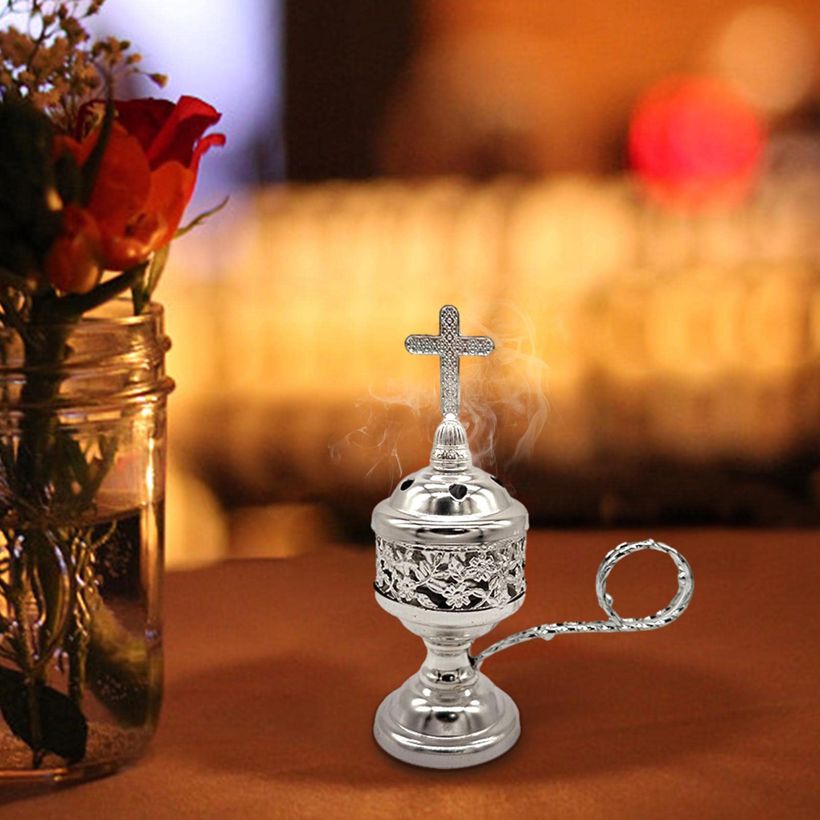 Amazon｜教会の香炉カトリック、教会用の香炉、教会の香炉、クロス