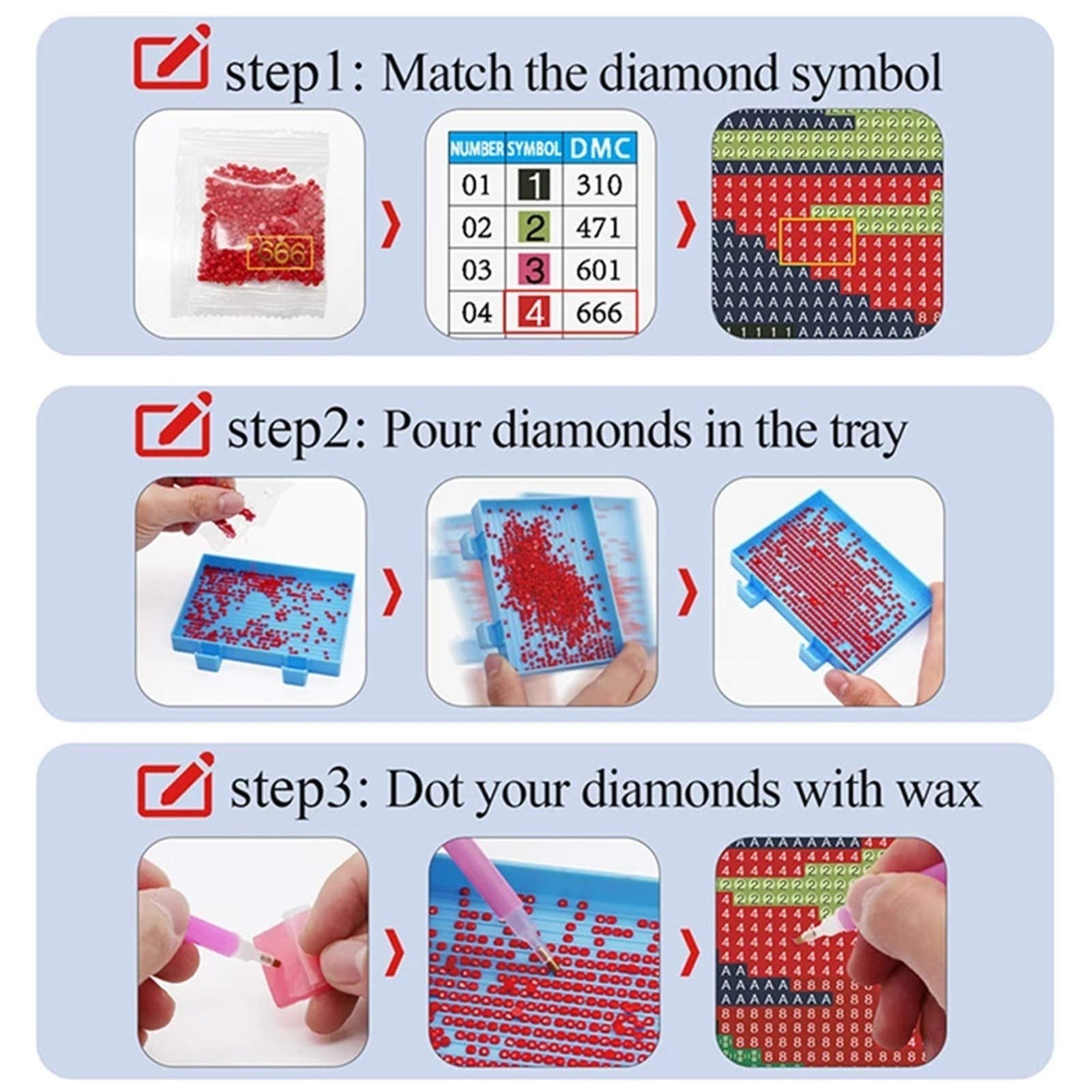 5D DIY Diamond Painting Kits voor Volwassenen, Ronde 5D DIY Diamond Painting Kits voor Volwassenen, Ronde
