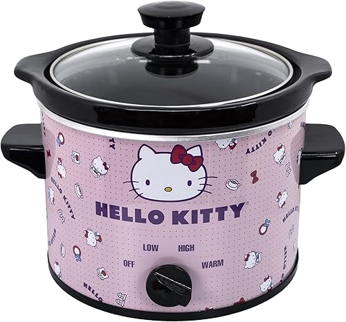 Miniatura 3 de Uncanny Brands Hello Kitty - Olla de cocción lenta de 2 cuartos - Cocina con tus personajes favoritos de Sanrio