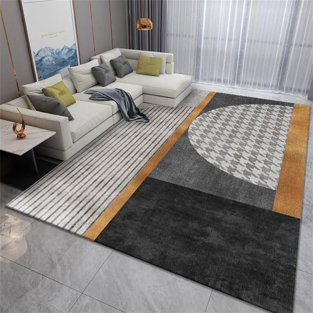 Moquette salon gris 200x290cm resistant pour l'entree et la decoration