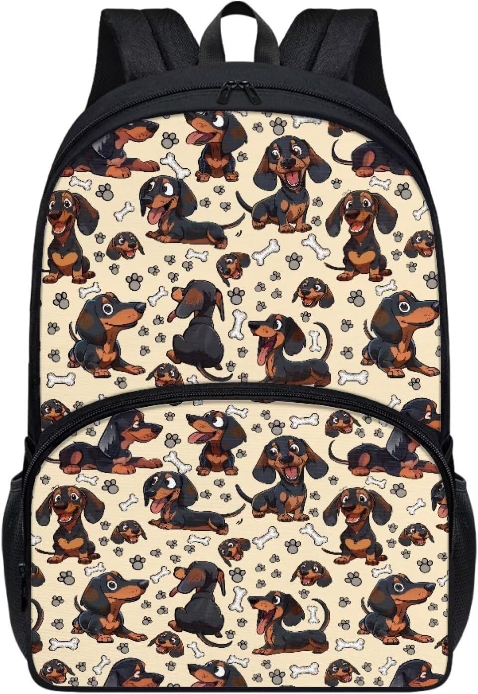 Talayituse Boston Terrier Print Backpack for Boys Girls, School Bookbag Waterproof Shoulder Bags Lightweight Travel Backpacks Daypack for Travel Outdoor Hiking