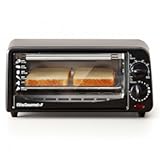Elite Gourmet ETO236 Personal Compact 2 Slice Countertop Toaster Oven with 15 Minute Timer & Adjustable Temperature&comma; Bake&comma; Broil&comma; & Toast&comma; Black