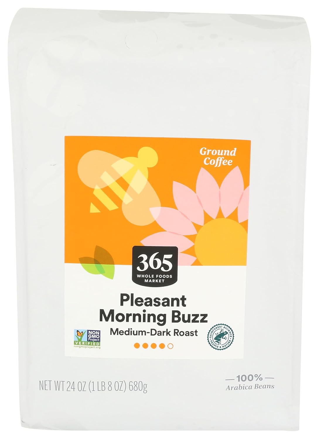 365 by Whole Foods Market, Coffee Pleasant Morning Buzz, 24 Ounce