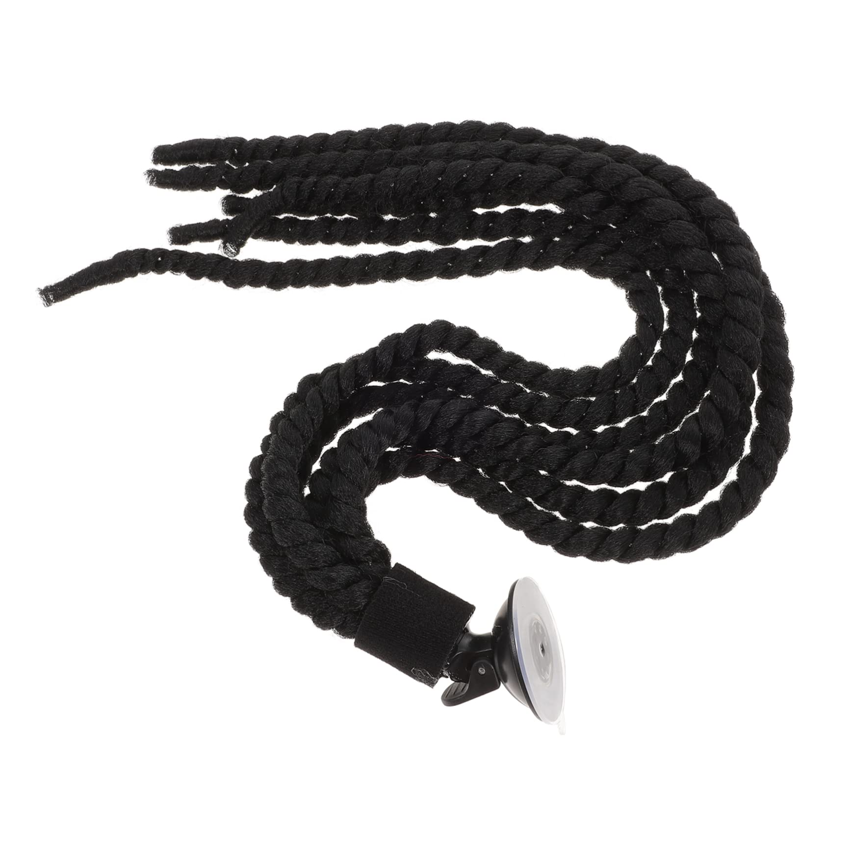 BRIGHTFUFU Braid Wig Ornament Motorcycle Decor Reusable Lightweight Stylish for Ages